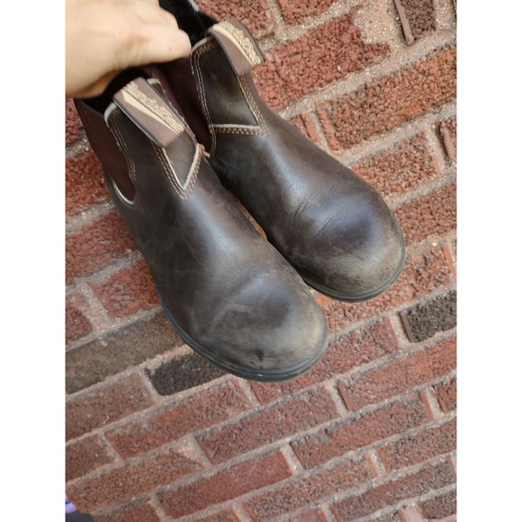 Brown Leather Chelsea Boots Us 8 Au 5 - Picture 3 of 4